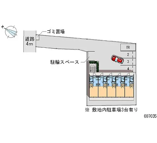 ★手数料０円★福岡市中央区地行　月極駐車場（LP）